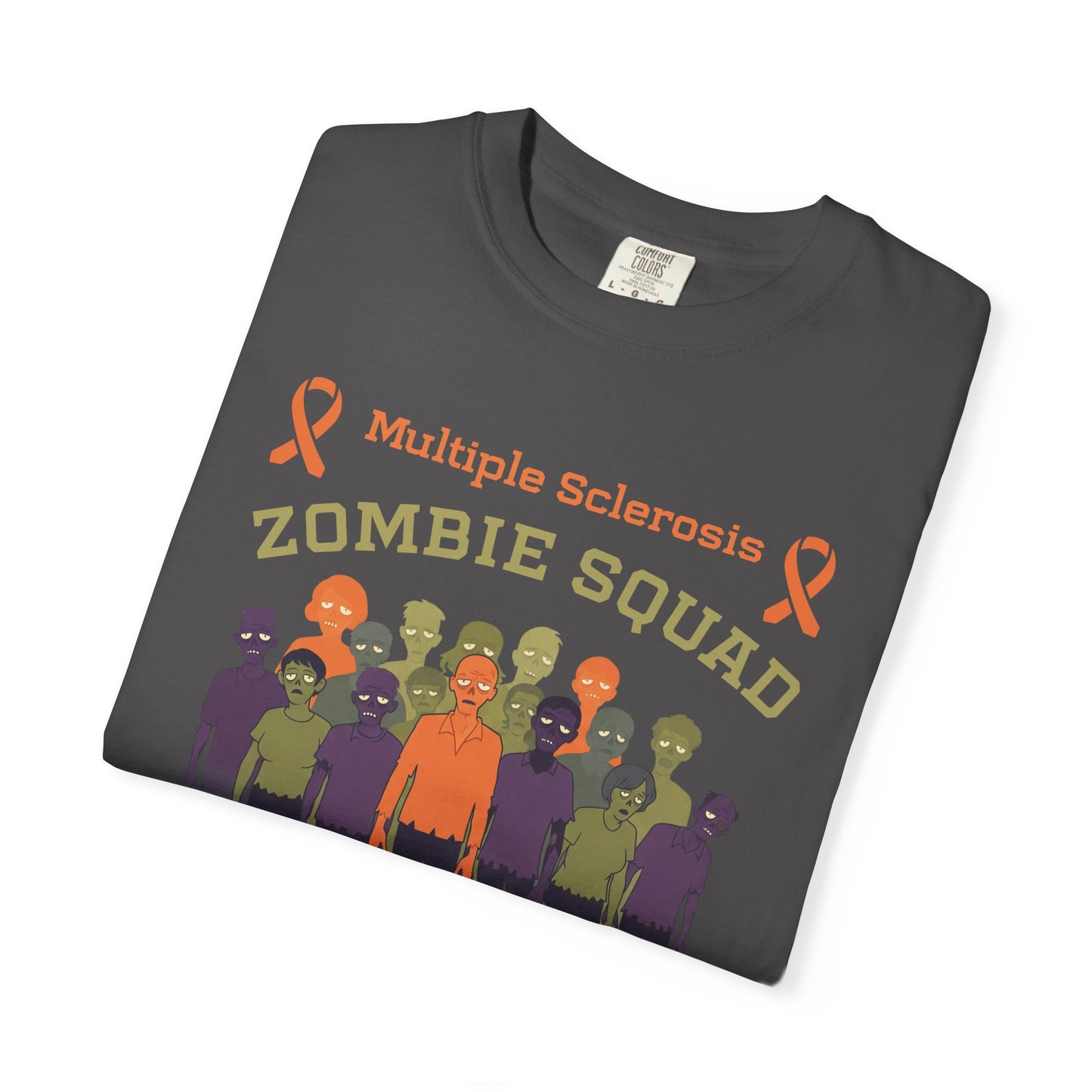 Funny MS Awareness Zombie T-shirt- Give Us Your Healthy Brains