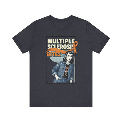 "Multiple Sclerosis Bites" Unisex T-shirt for MS Awareness
