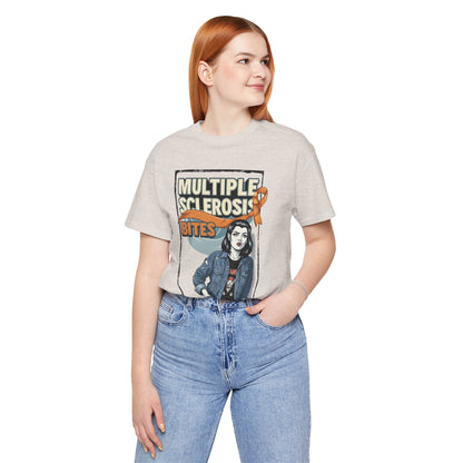 "Multiple Sclerosis Bites" Unisex T-shirt for MS Awareness
