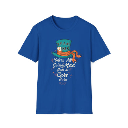Mad For a Cure T-Shirt, Team MS Shirt, Unisex Softstyle Tee, Cure Awareness Tee, Fun Gift for Alice in Wonderland Fans, Birthday Gift, [...]