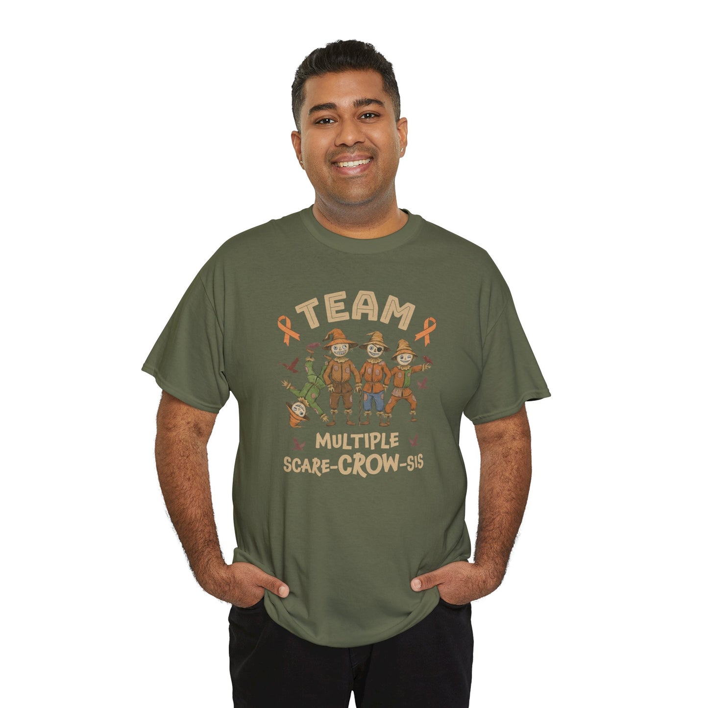 Multiple Scare-Crow-Sis Unisex Heavy Cotton Tee