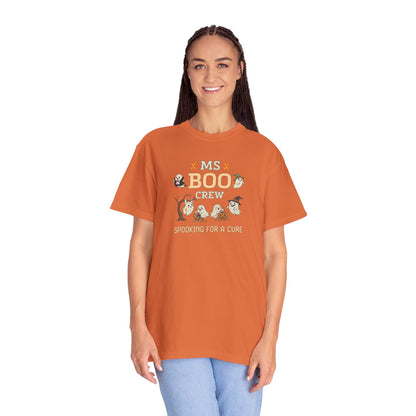 MS Boo Crew Unisex T-shirt -  Festive Fall T-Shirt for MS Awareness and Halloween