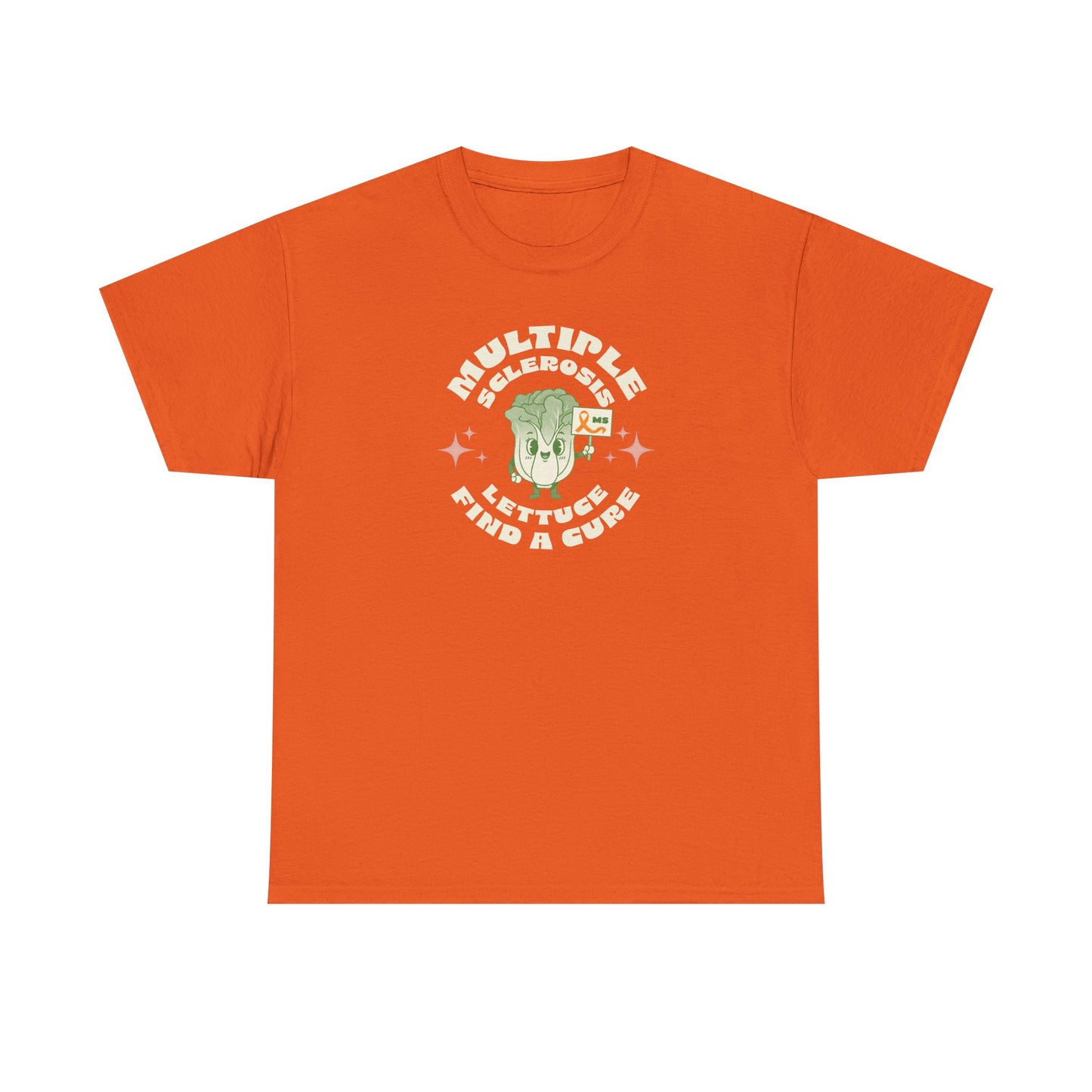MS Awareness Punny Lettuce Find A Cure - Tee Unisex Adult for MS warriors, supporters, awareness