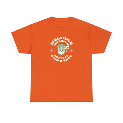 MS Awareness Punny Lettuce Find A Cure - Tee Unisex Adult for MS warriors, supporters, awareness