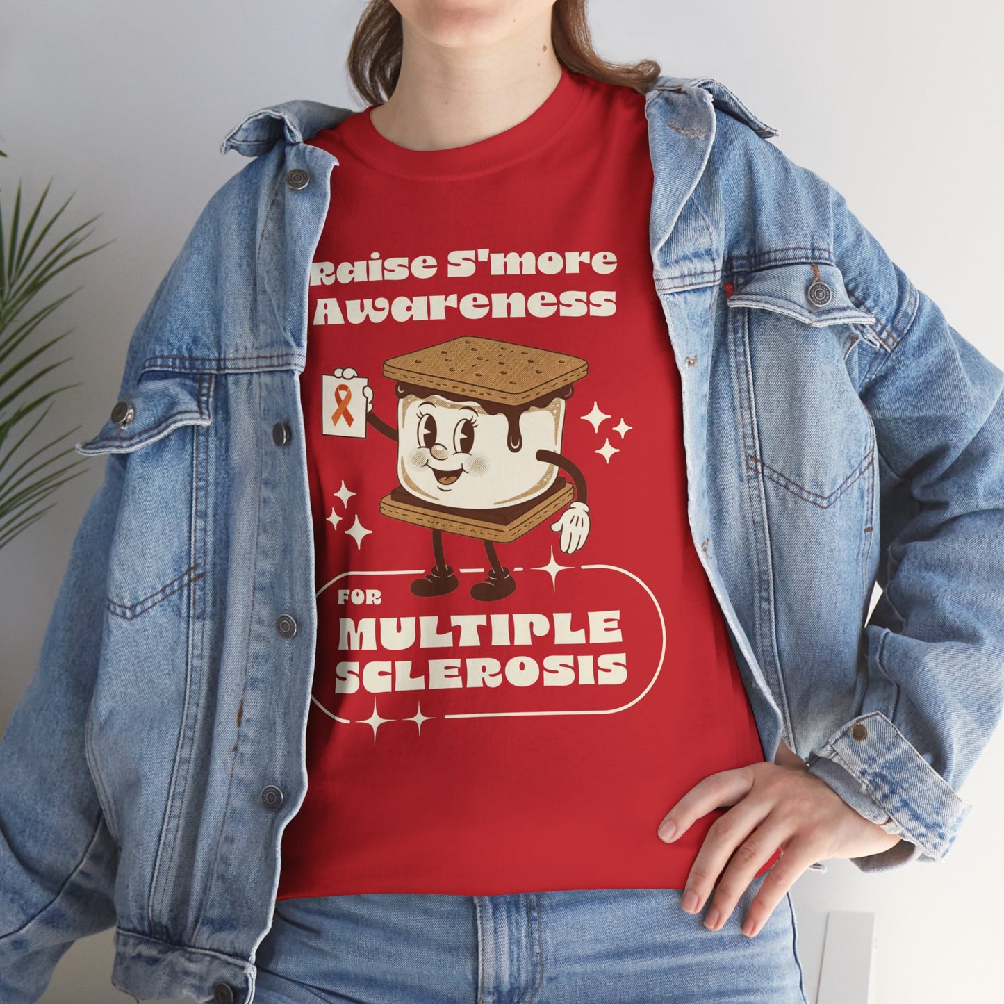 Raise S'more Awareness for Multiple Sclerosis,- Unisex Heavy Cotton Tee - Awareness Tee, Charity T-Shirt, Casual Wear, Fun Gift Idea, [...]