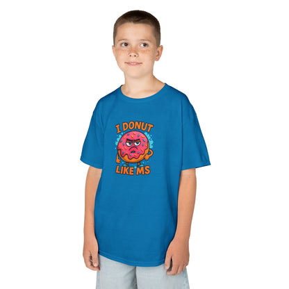 Kids "I Donut Like MS" T-Shirt | Youth Support Shirt for a Loved One with MS | Children's Chronic Illness Awareness Tee