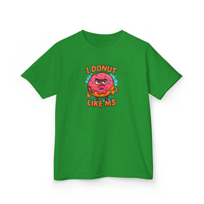 Kids "I Donut Like MS" T-Shirt | Youth Support Shirt for a Loved One with MS | Children's Chronic Illness Awareness Tee