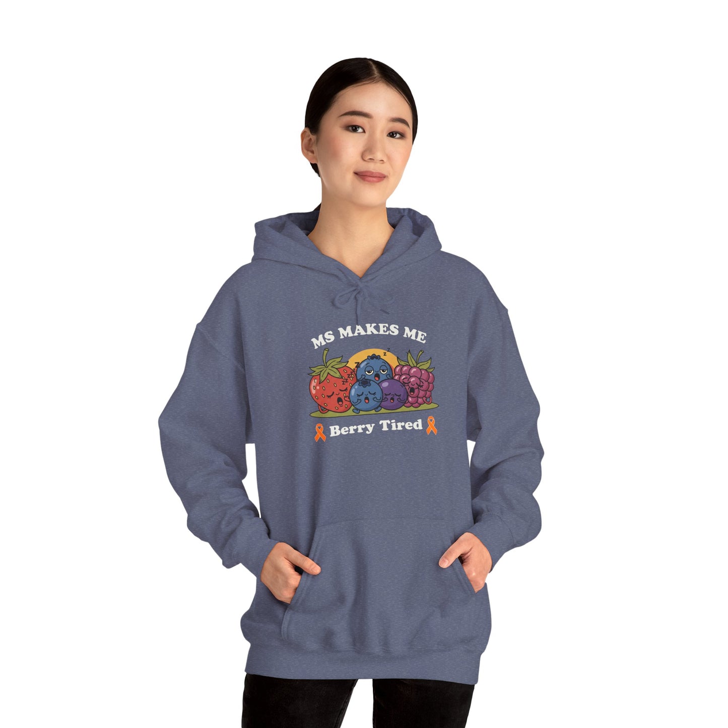 Berry Tired Hoodie - Funny Fruit Sweatshirt, Unisex Apparel, Cute Gift for Fruit Lovers, Cozy Wear, Humor Clothing