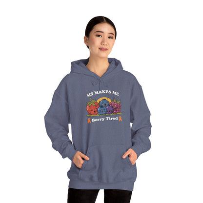 Berry Tired Hoodie - Funny Fruit Sweatshirt, Unisex Apparel, Cute Gift for Fruit Lovers, Cozy Wear, Humor Clothing