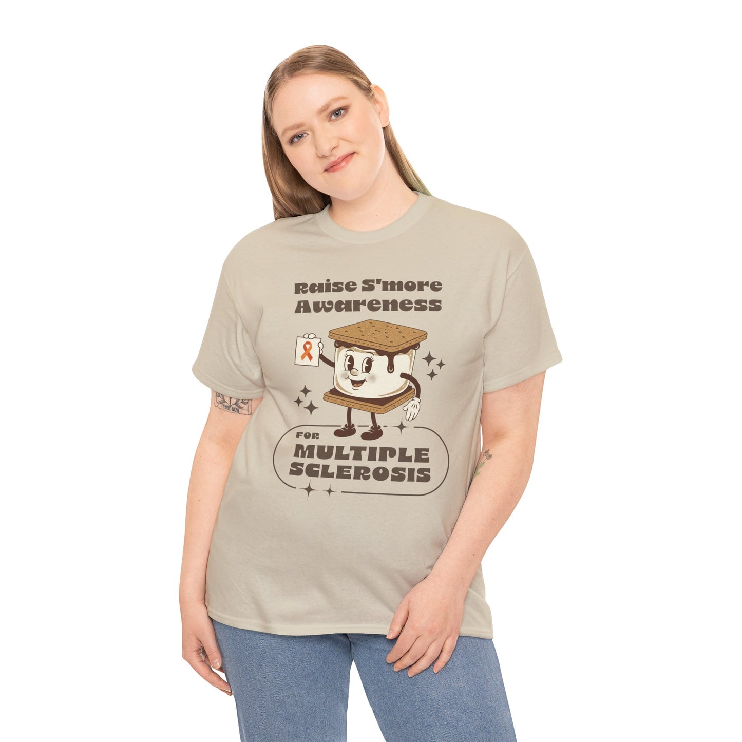 Raise S'more Awareness for Multiple Sclerosis,- Unisex Heavy Cotton Tee - Awareness Tee, Charity T-Shirt, Casual Wear, Fun Gift Idea, [...]