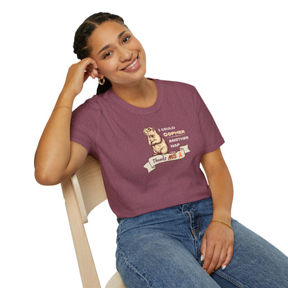 "Gopher a Nap" Unisex Tee: A Humorous Nod to Living with MS