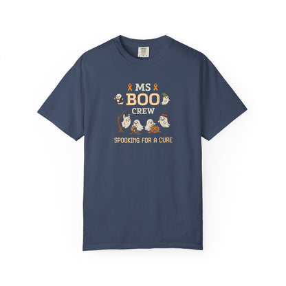 MS Boo Crew Unisex T-shirt -  Festive Fall T-Shirt for MS Awareness and Halloween