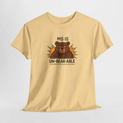 Punny MS is Un-Bear-Able T-shirt for Multiple Sclerosis Awareness