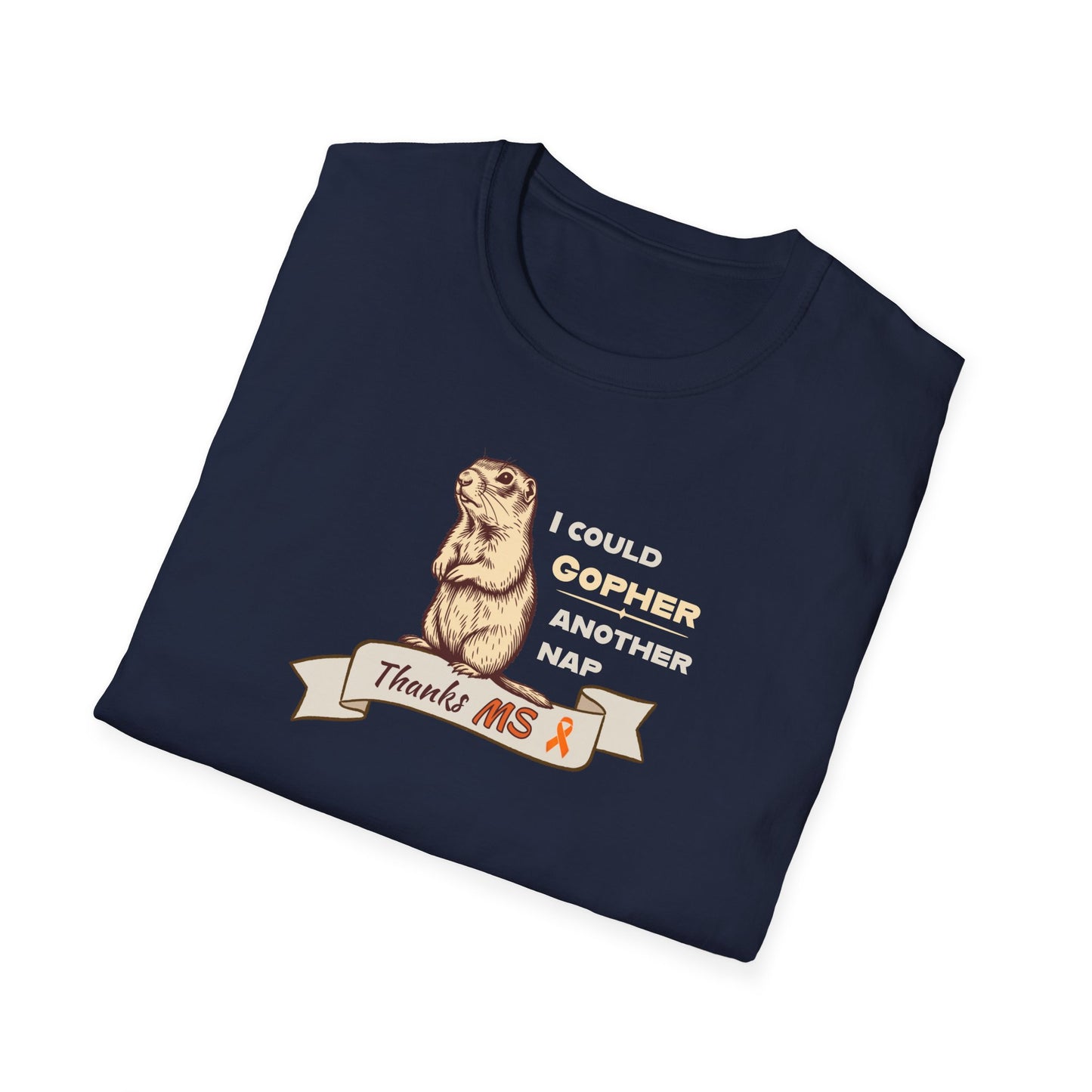 "Gopher a Nap" Unisex Tee: A Humorous Nod to Living with MS