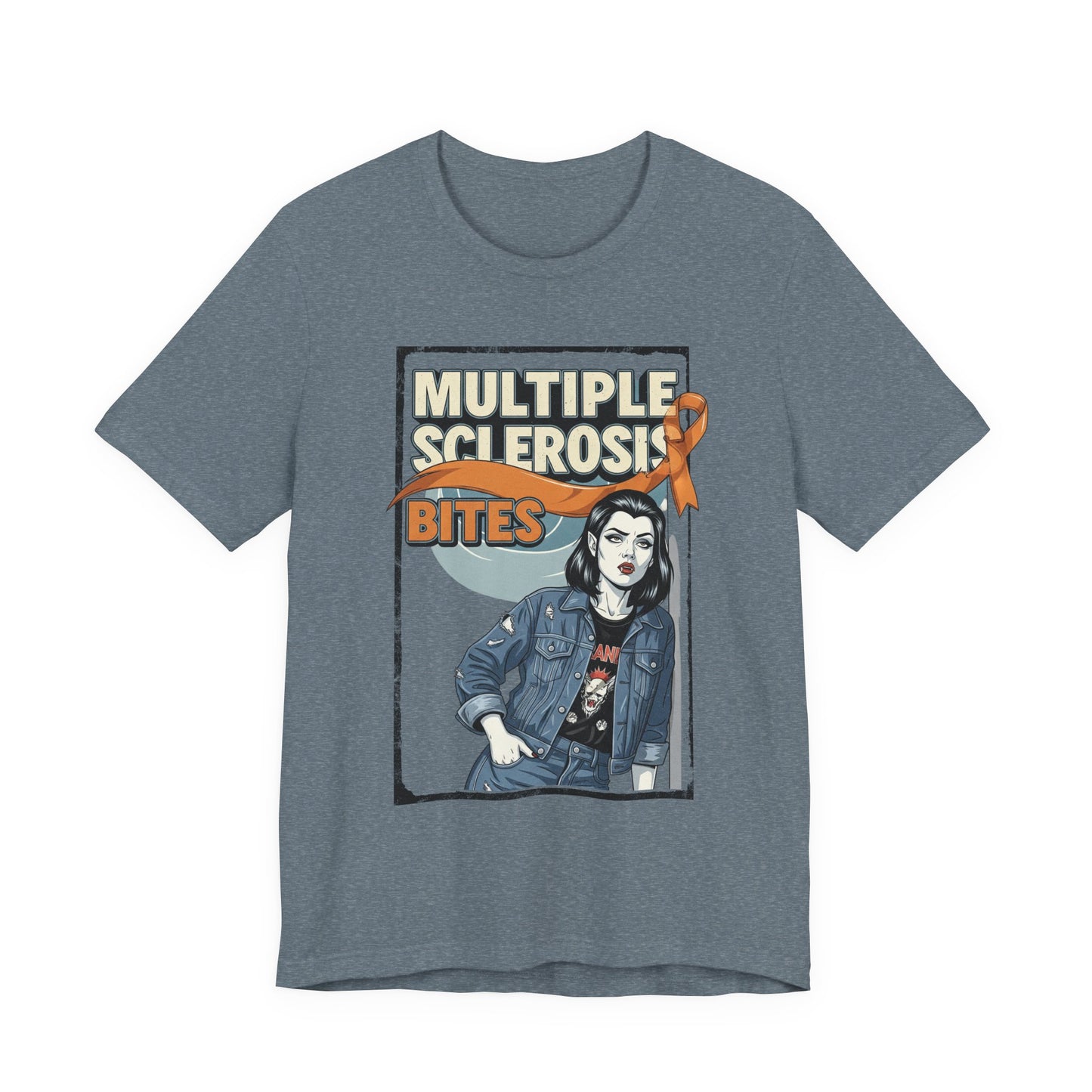 "Multiple Sclerosis Bites" Unisex T-shirt for MS Awareness