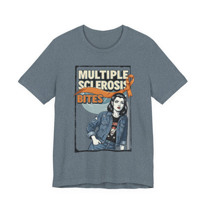 "Multiple Sclerosis Bites" Unisex T-shirt for MS Awareness