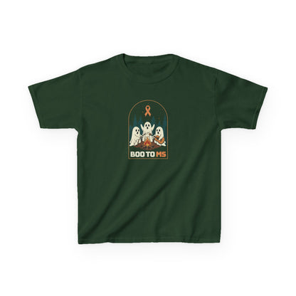 Kids Cute Boo to MS - Unisex Tee Kids for Halloween and Multiple Sclerosis Awareness