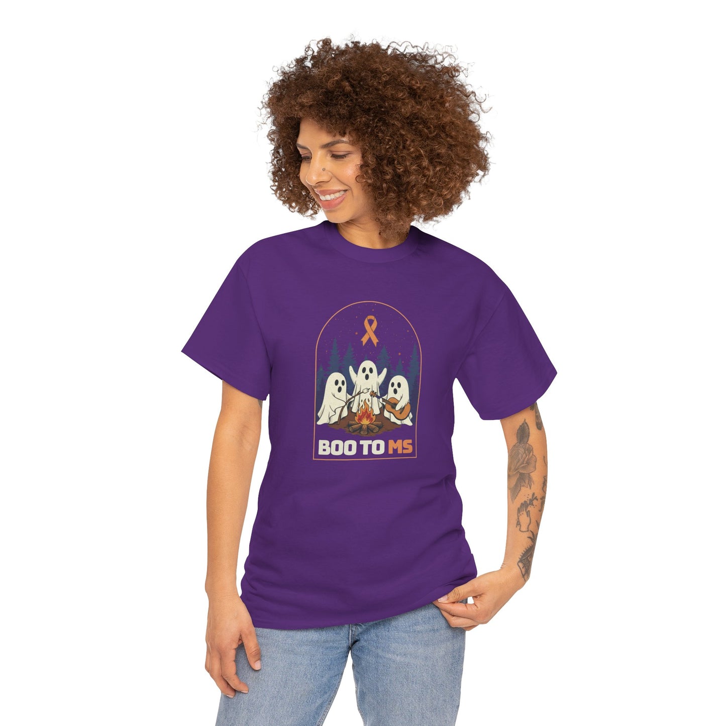 Cute Boo to MS Unisex Tee | Halloween Multiple Sclerosis Awareness T-Shirt