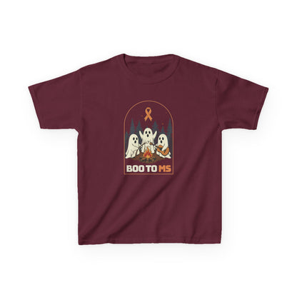 Kids Cute Boo to MS - Unisex Tee Kids for Halloween and Multiple Sclerosis Awareness