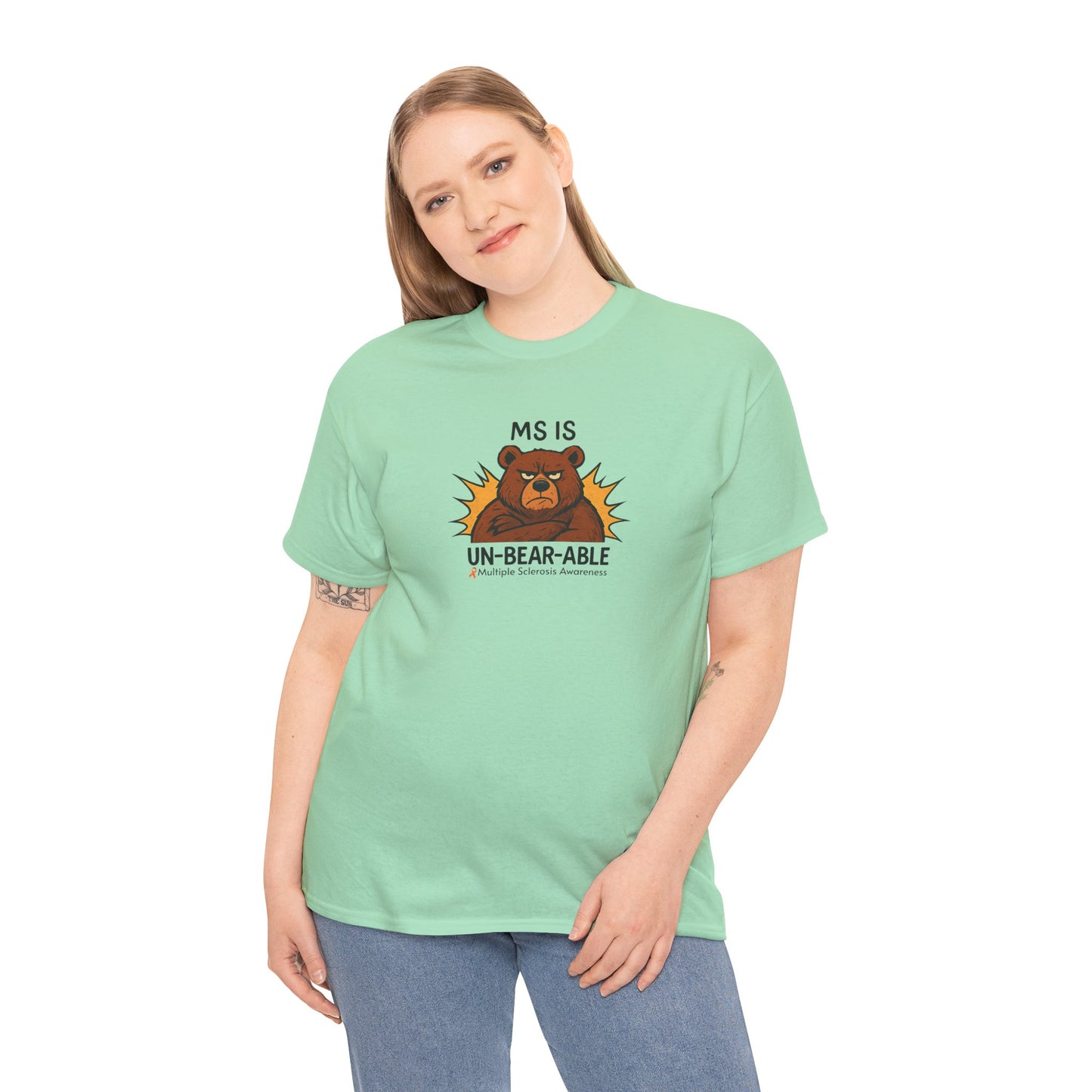 Punny MS is Un-Bear-Able T-shirt for Multiple Sclerosis Awareness