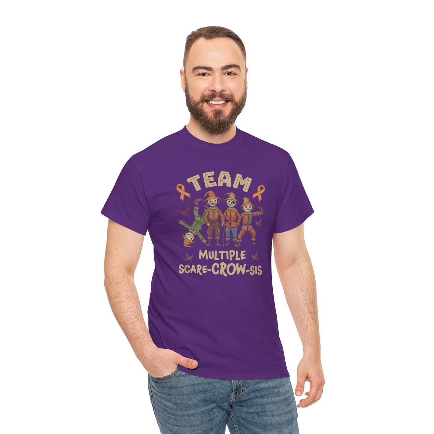 Multiple Scare-Crow-Sis Unisex Heavy Cotton Tee
