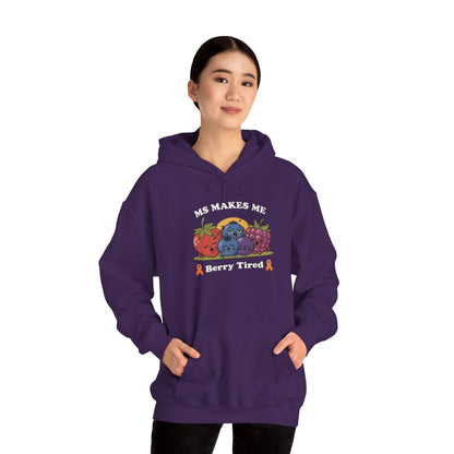 Berry Tired Hoodie - Funny Fruit Sweatshirt, Unisex Apparel, Cute Gift for Fruit Lovers, Cozy Wear, Humor Clothing