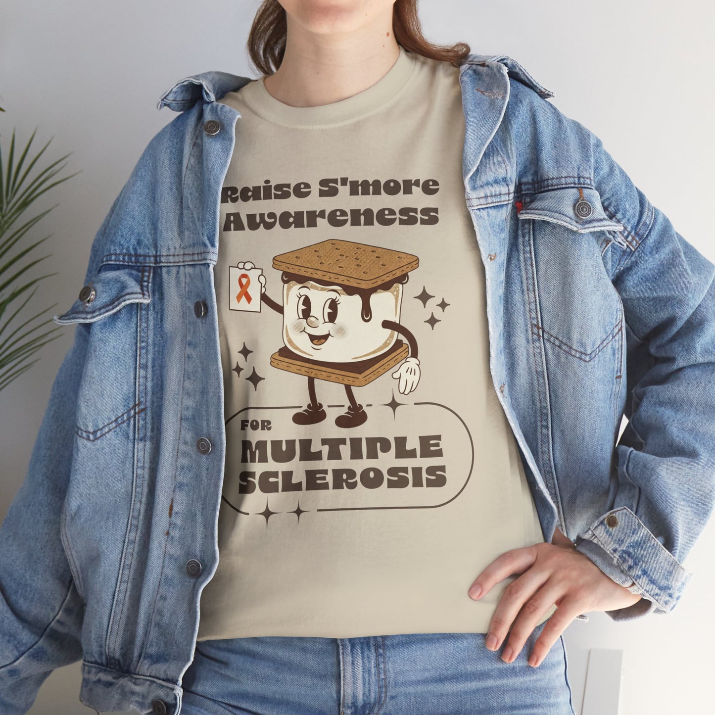 Raise S'more Awareness for Multiple Sclerosis,- Unisex Heavy Cotton Tee - Awareness Tee, Charity T-Shirt, Casual Wear, Fun Gift Idea, [...]