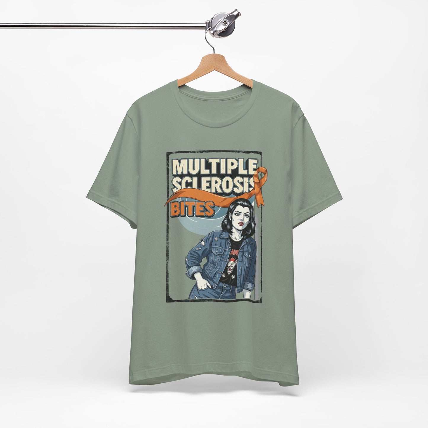"Multiple Sclerosis Bites" Unisex T-shirt for MS Awareness