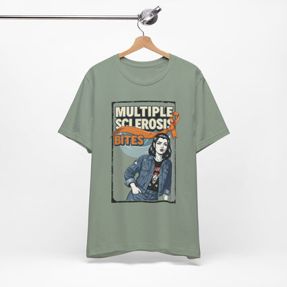 "Multiple Sclerosis Bites" Unisex T-shirt for MS Awareness