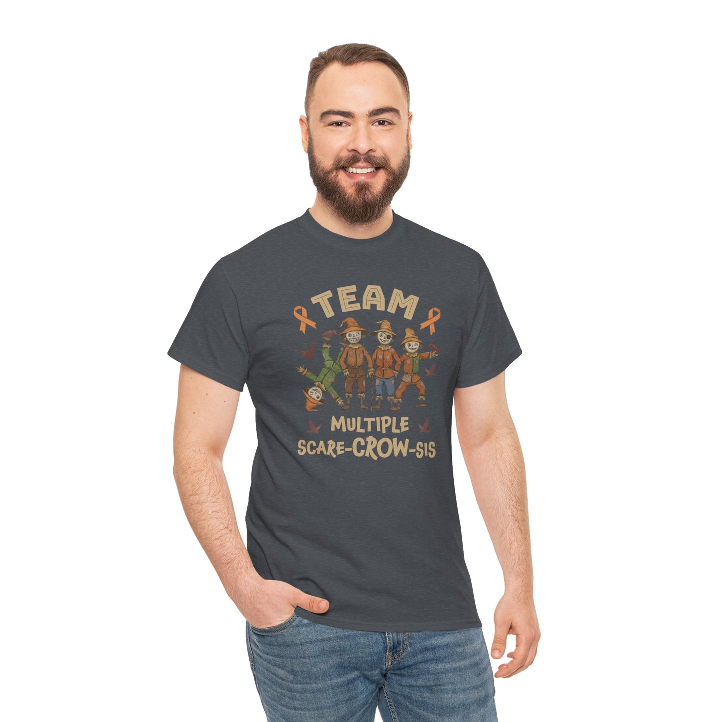 Multiple Scare-Crow-Sis Unisex Heavy Cotton Tee