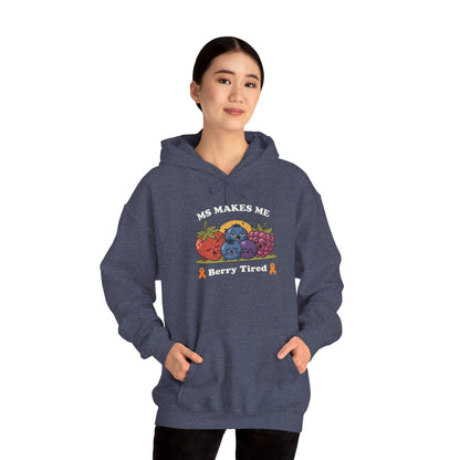 Berry Tired Hoodie - Funny Fruit Sweatshirt, Unisex Apparel, Cute Gift for Fruit Lovers, Cozy Wear, Humor Clothing