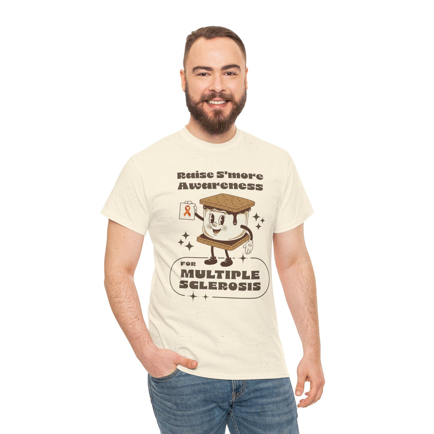 Raise S'more Awareness for Multiple Sclerosis,- Unisex Heavy Cotton Tee - Awareness Tee, Charity T-Shirt, Casual Wear, Fun Gift Idea, [...]