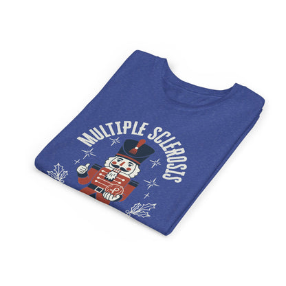 Youth "Crackn' For a Cure" Holiday Short Sleeve Tee for MS Awareness