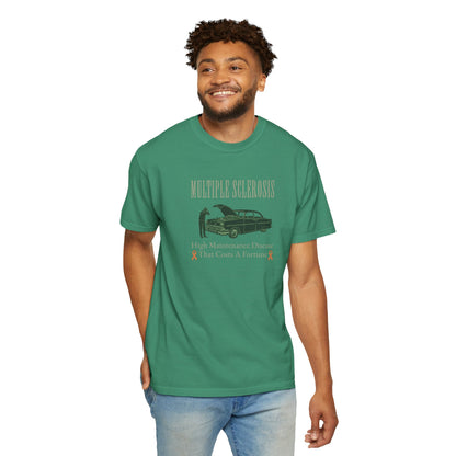 MS Awareness Unisex T-shirt - High Maintenance Disease for Car Lovers
