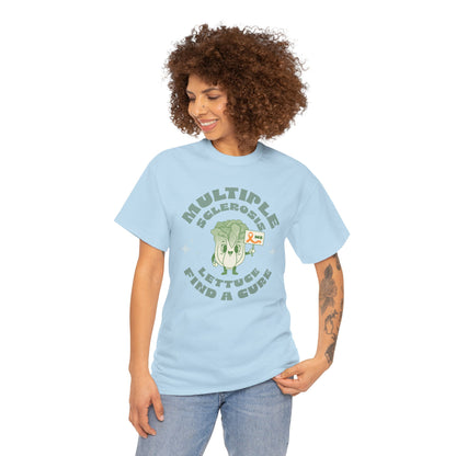 MS Awareness Punny Lettuce Find A Cure - Tee Unisex Adult for MS warriors, supporters, awareness
