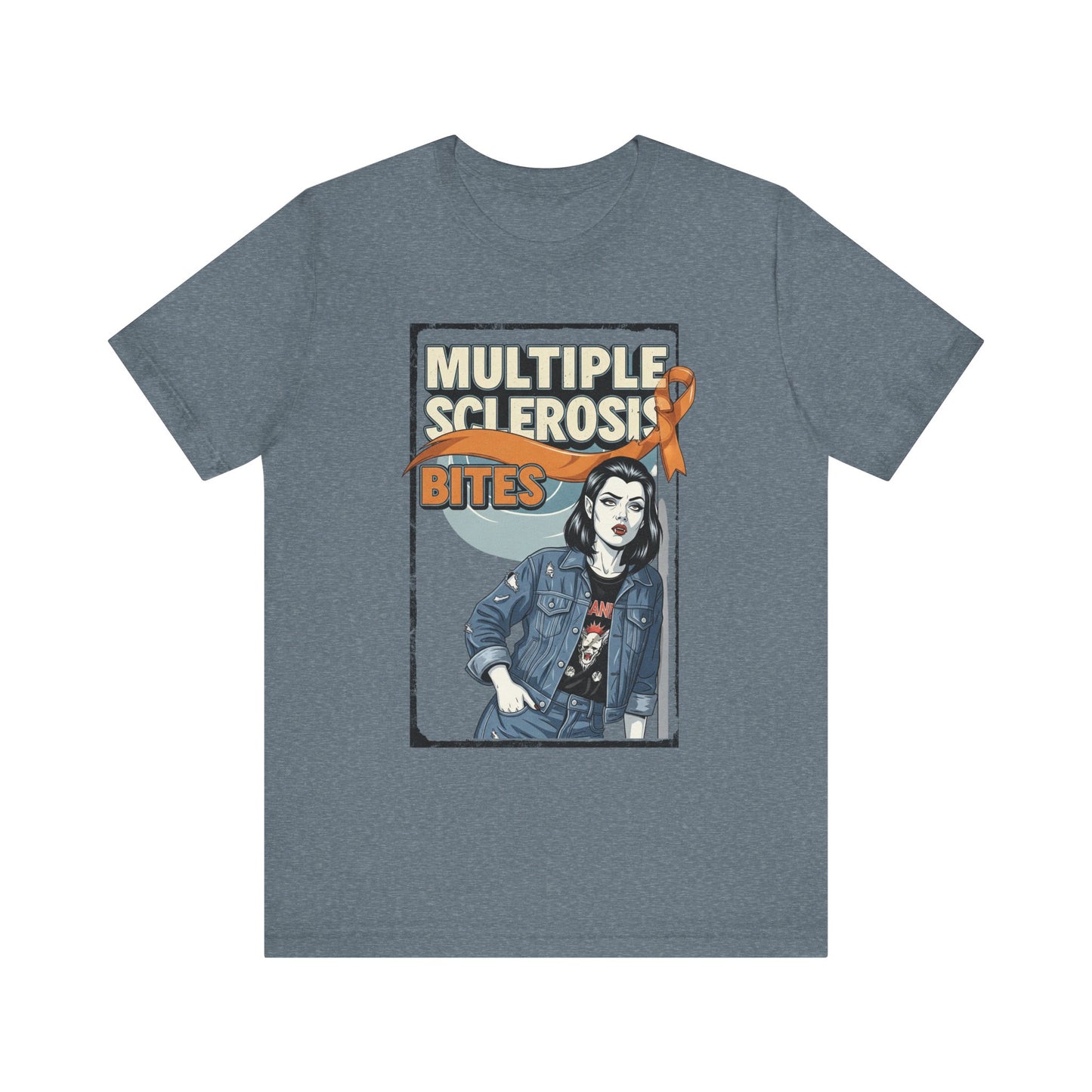 "Multiple Sclerosis Bites" Unisex T-shirt for MS Awareness