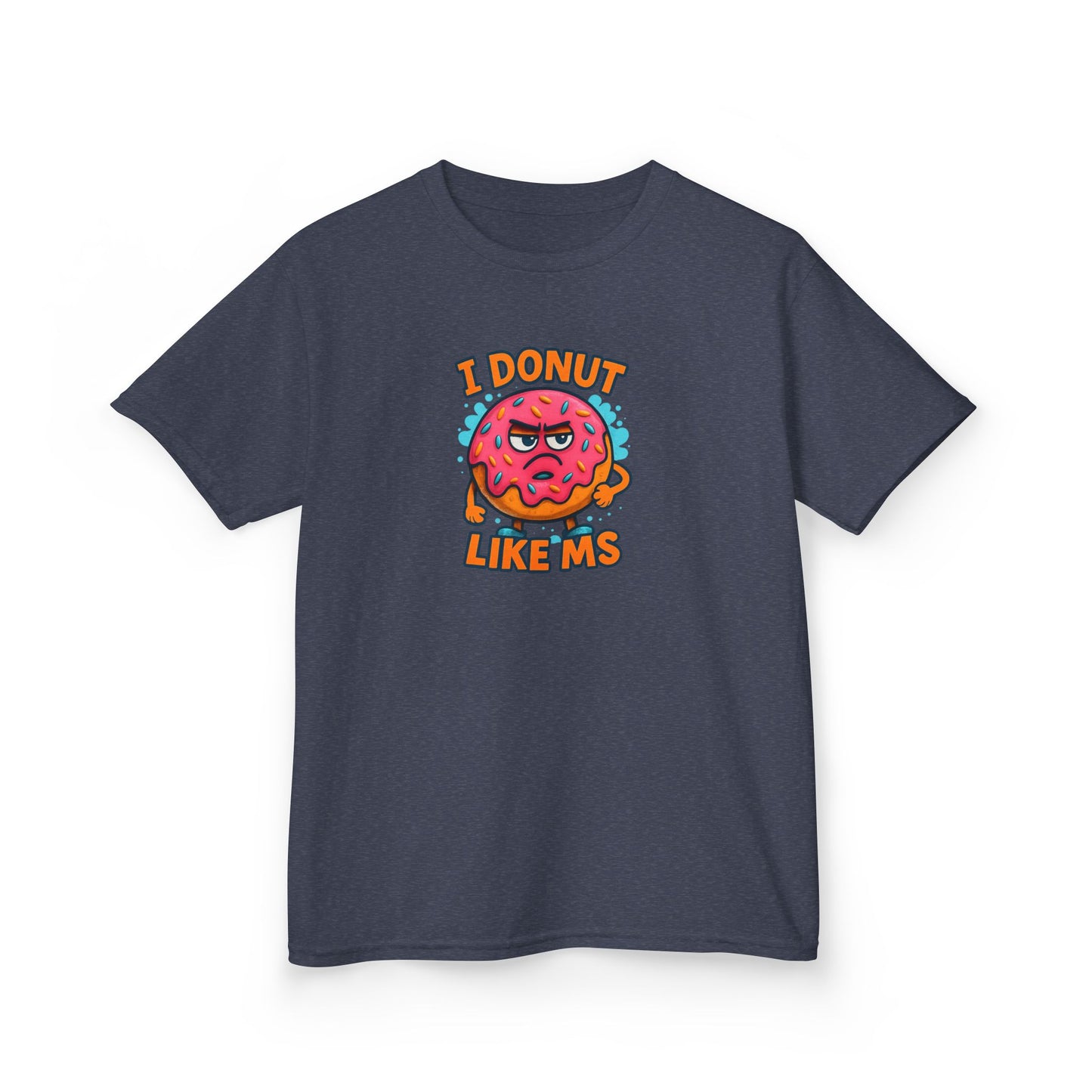 Kids "I Donut Like MS" T-Shirt | Youth Support Shirt for a Loved One with MS | Children's Chronic Illness Awareness Tee