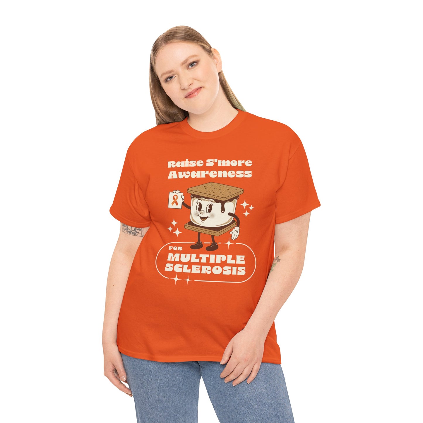 Raise S'more Awareness for Multiple Sclerosis,- Unisex Heavy Cotton Tee - Awareness Tee, Charity T-Shirt, Casual Wear, Fun Gift Idea, [...]