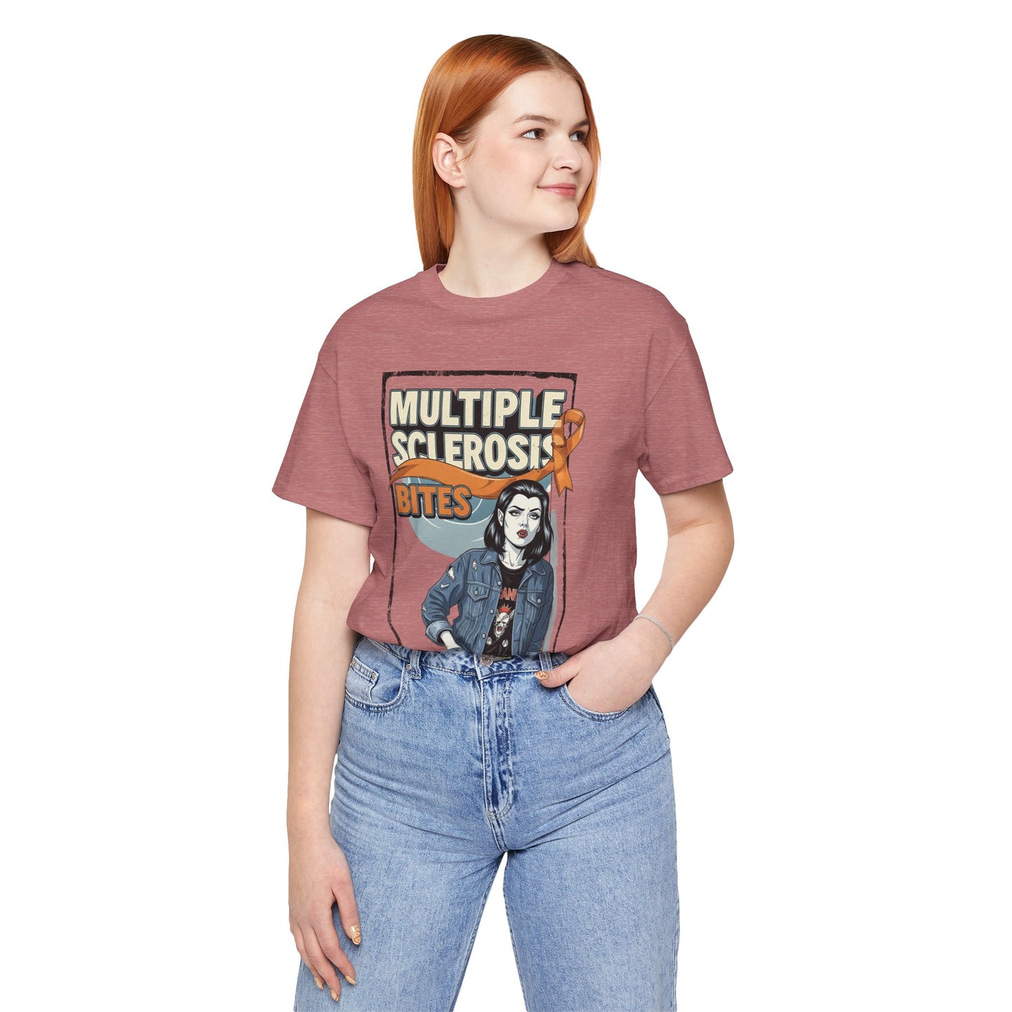 "Multiple Sclerosis Bites" Unisex T-shirt for MS Awareness
