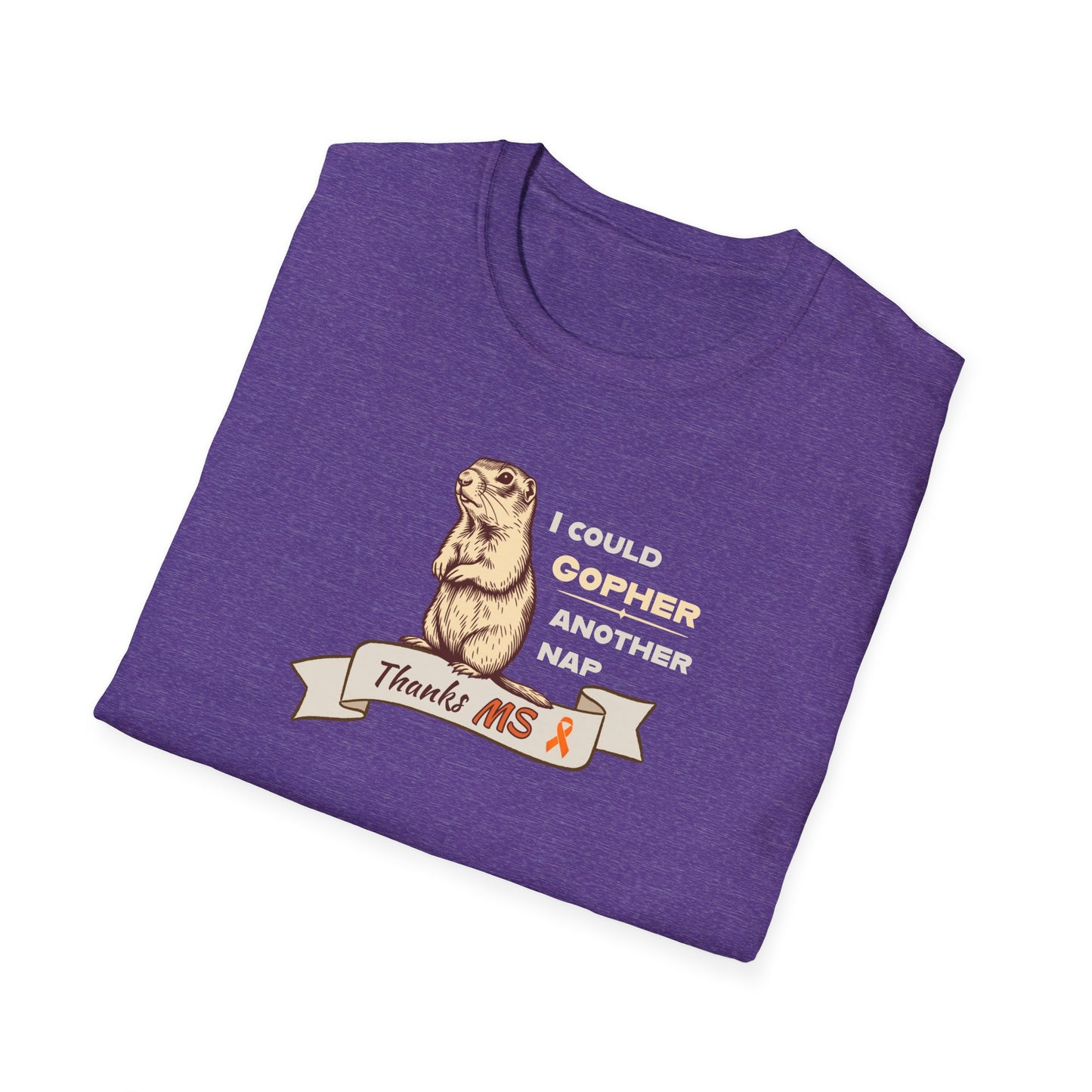 "Gopher a Nap" Unisex Tee: A Humorous Nod to Living with MS
