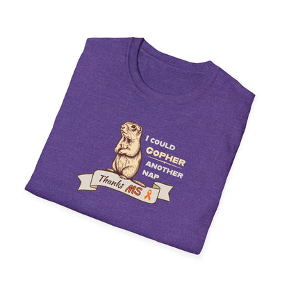 "Gopher a Nap" Unisex Tee: A Humorous Nod to Living with MS