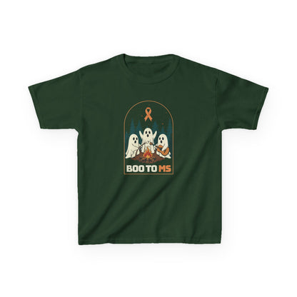 Kids Cute Boo to MS - Unisex Tee Kids for Halloween and Multiple Sclerosis Awareness