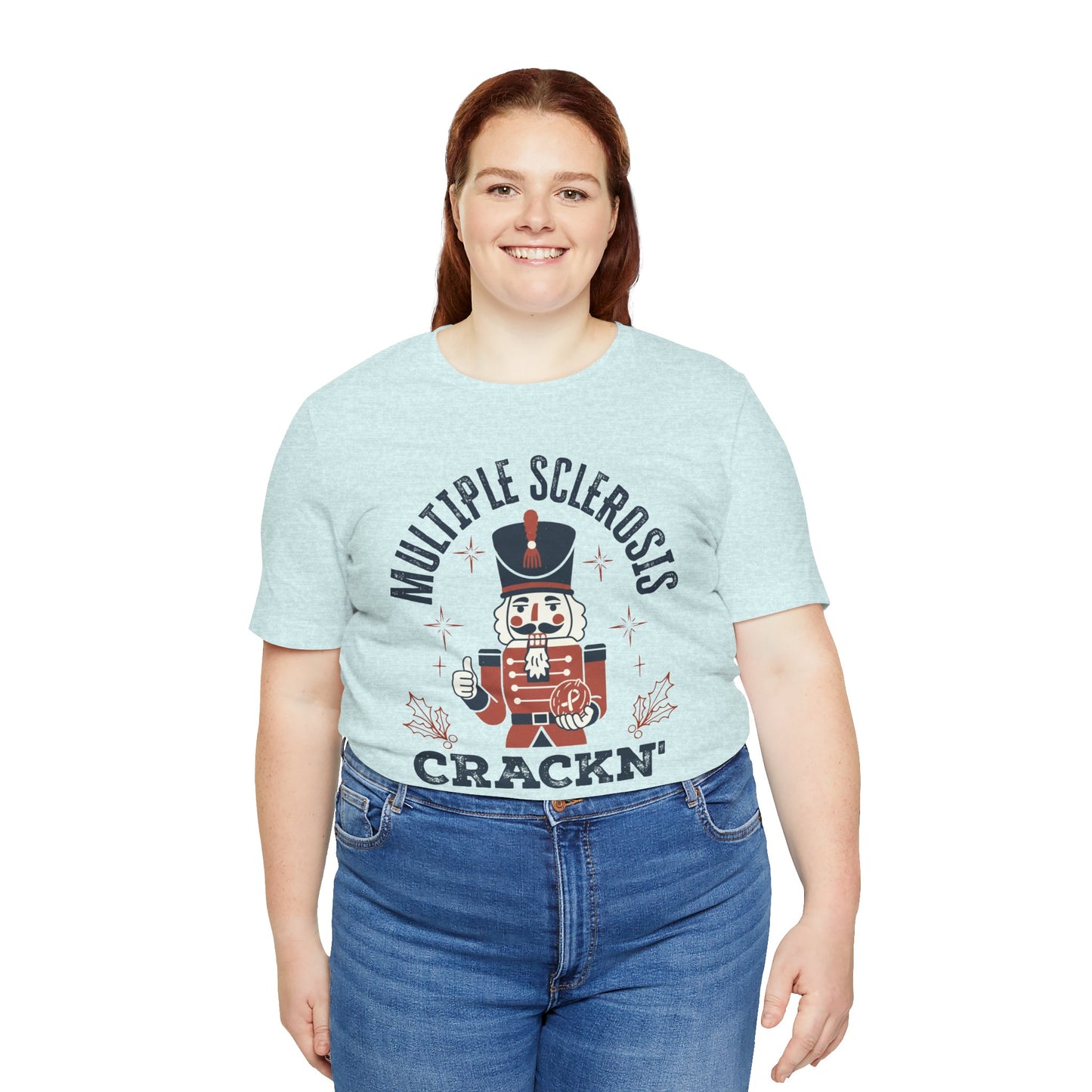 Crack'n For A Cure Nutcracker Adult Tee Multiple Sclerosis Awareness, Charity Shirt, Unisex, Gift for Supporters, Fundraising Apparel