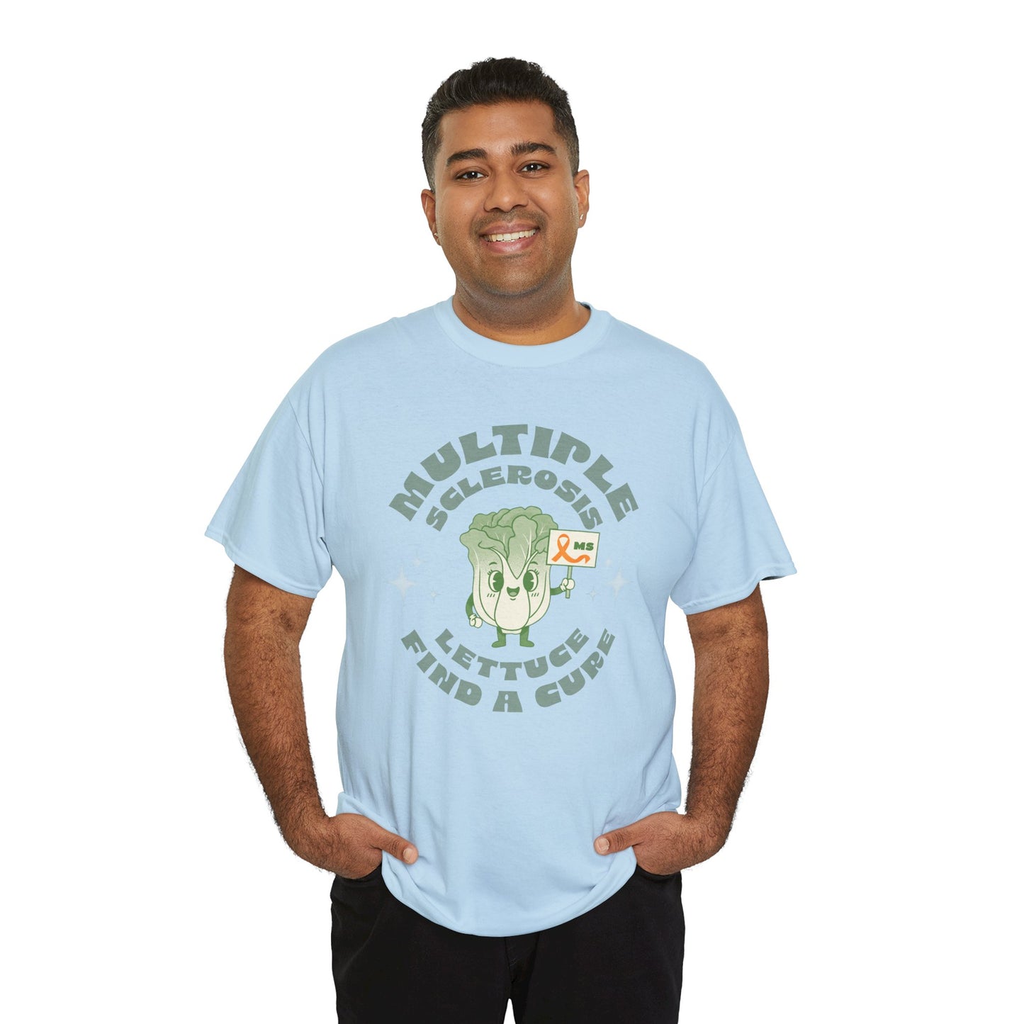 MS Awareness Punny Lettuce Find A Cure - Tee Unisex Adult for MS warriors, supporters, awareness
