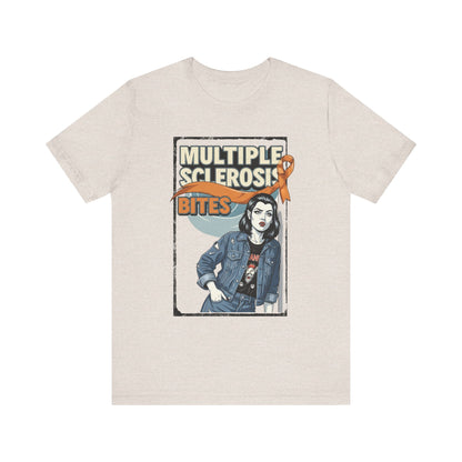 "Multiple Sclerosis Bites" Unisex T-shirt for MS Awareness