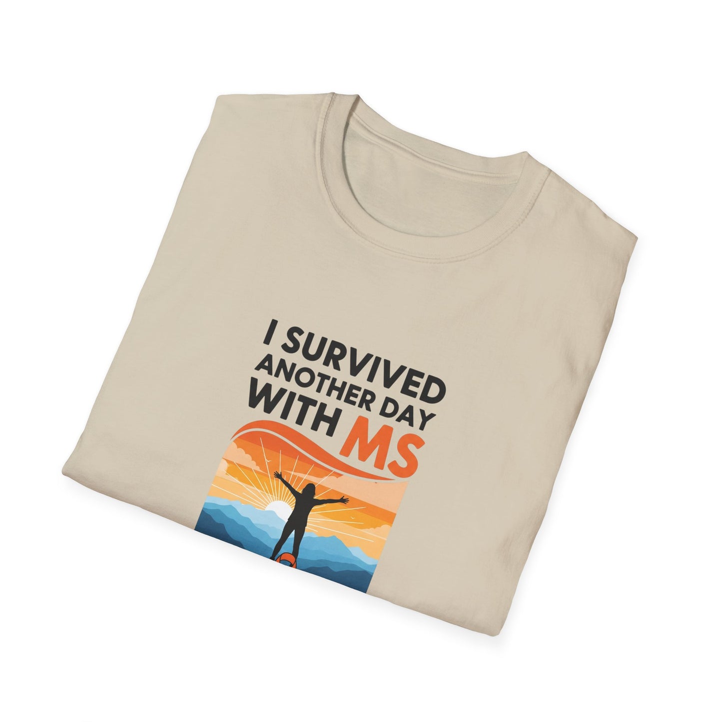 I Survived Another Day with MS T-Shirt | Multiple Sclerosis Awareness Tee | Chronic Illness Warrior Shirt