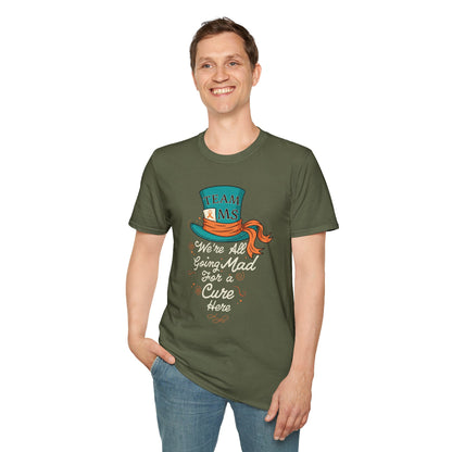 Mad For a Cure T-Shirt, Team MS Shirt, Unisex Softstyle Tee, Cure Awareness Tee, Fun Gift for Alice in Wonderland Fans, Birthday Gift, [...]