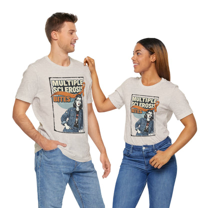 "Multiple Sclerosis Bites" Unisex T-shirt for MS Awareness