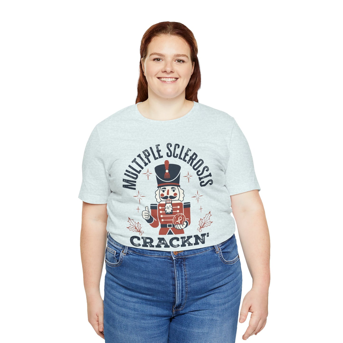 Crack'n For A Cure Nutcracker Adult Tee Multiple Sclerosis Awareness, Charity Shirt, Unisex, Gift for Supporters, Fundraising Apparel