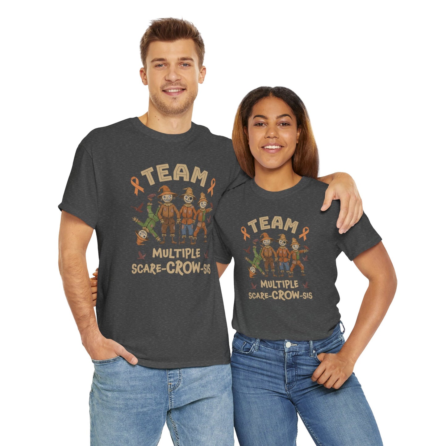 Multiple Scare-Crow-Sis Unisex Heavy Cotton Tee